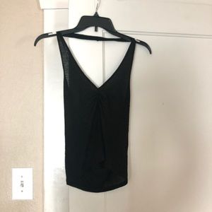 Black halter top